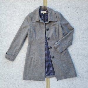 Merona - sz M - gray wool overcoat